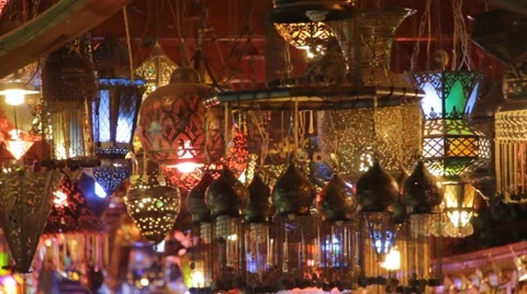 Chandeliers in easrern style Stock Footage 915087