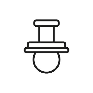 Chandeliers icon vector design templates simple and modern Stock Illustration