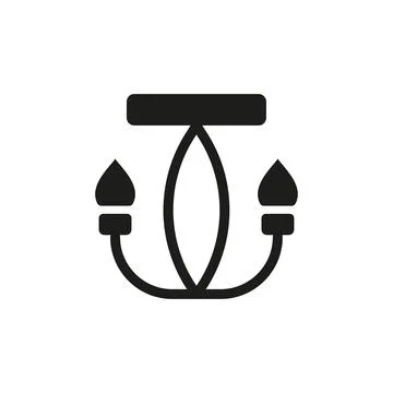 Chandeliers icon vector design templates simple and modern Stock Illustration