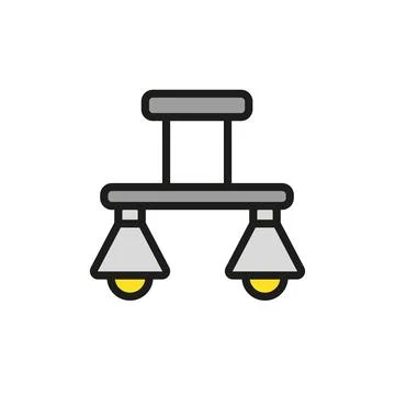 Chandeliers icon vector design templates simple and modern Stock Illustration