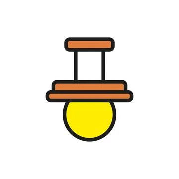 Chandeliers icon vector design templates simple and modern Stock Illustration