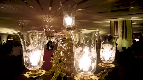 Chandilier-02 Stock Footage 138583064
