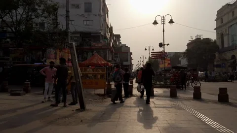 Chandni Chowk Stock Footage 194358069