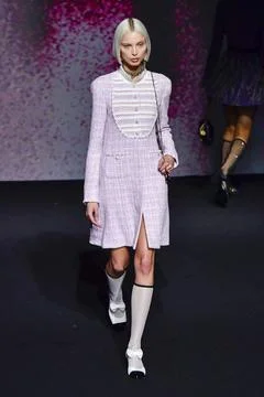  Chanel - Runway - Spring Summer 2023 Paris Fashion Week PARIS, FRANCE - O... Stock Photos