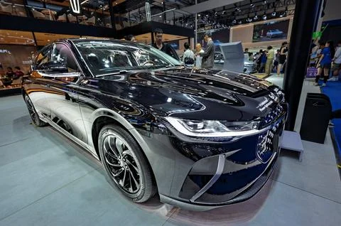Changchun, China: Lincoln showcases its vehicles at the 23rd Changchun Auto Expo Fotos Stock