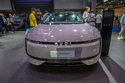 Changchun, China: SAIC Audi Makes its Debut at the 23rd Changchun Auto Expo 스톡 사진