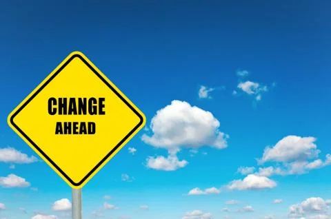 Change ahead Stock Photos