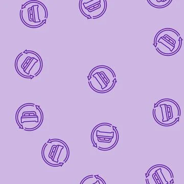 Change bedding regularly line seamless pattern Stock Illustration