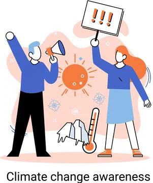 Change climate awareness metaphor, saving planet, World Environment Day, global イラスト素材