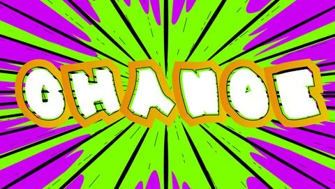 Change. Comic book word text on abstract comics background. Retro pop art sty Stock Illustration
