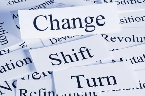 Change concept Stock Photos