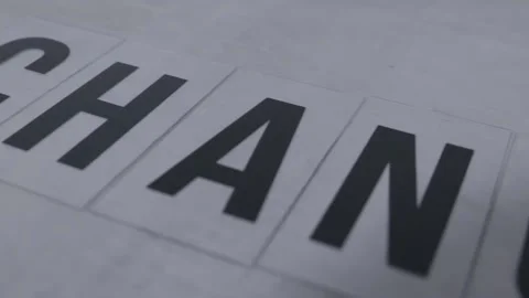 Change concept video. Abstract symbol video for changing times. Video stock 228875761