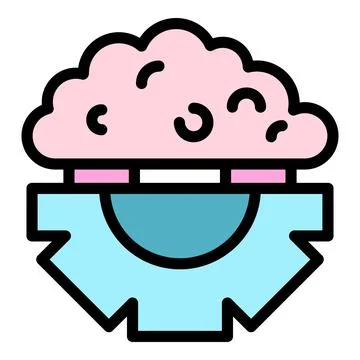 Change critical thinking icon vector flat 스톡 일러스트