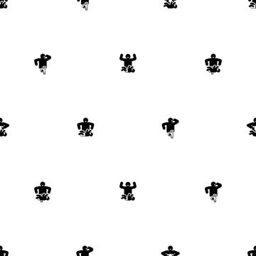 Change diaper pattern seamless. Baby's clean and dirty diaper background. Bab Stock Illustration