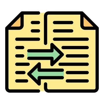 Change education icon vector flat Illustrazione stock