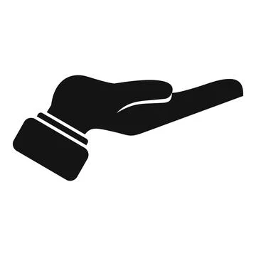 Change gesture icon simple vector. Finger hold Illustrazione stock