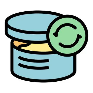 Change goods box icon vector flat イラスト素材