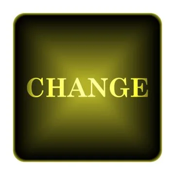 Change icon. internet button on white background.. Illustrazione stock