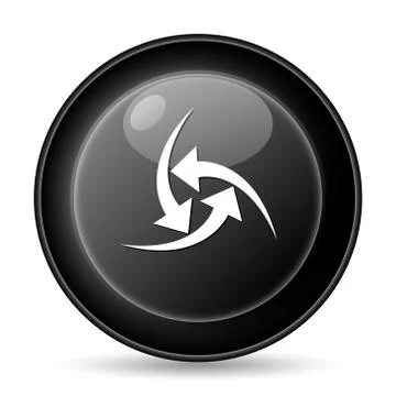 Change icon. internet button on white background.. Stock Illustration