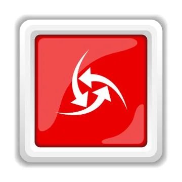 Change icon. internet button on white background.. Stock Illustration