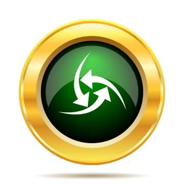 Change icon. Internet button on white background.. 스톡 일러스트