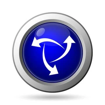 Change icon. Internet button on white background.. 스톡 일러스트
