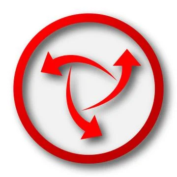 Change icon. Internet button on white  background.. Stock Illustration