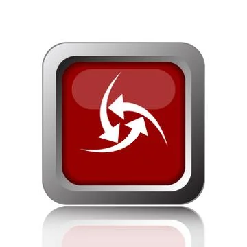 Change icon. Internet button on white background. Stock Illustration