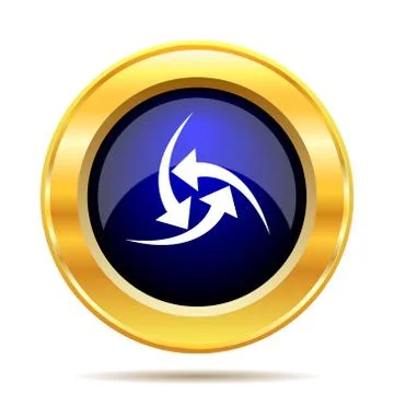 Change icon. Internet button on white background.. 스톡 일러스트