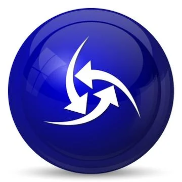 Change icon. Internet button on white background.. Stock Illustration