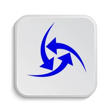 Change icon. Internet button on white background.. 스톡 일러스트