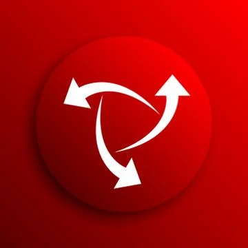 Change icon. Internet button on white background.. 스톡 일러스트