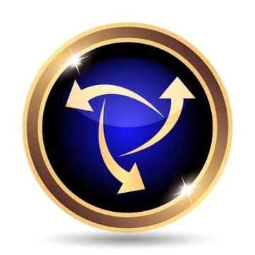 Change icon. Internet button on white background.. 스톡 일러스트