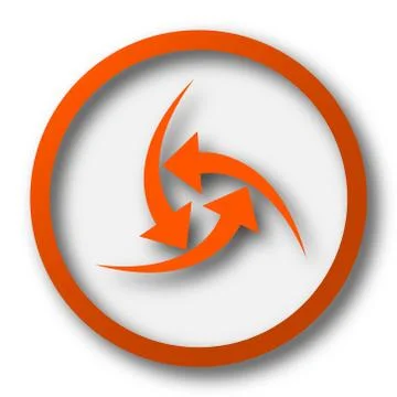 Change icon. Internet button on white background.. Stock Illustration