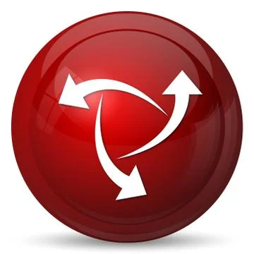 Change icon. Internet button on white background.. Stock Illustration