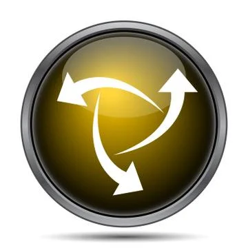 Change icon. Internet button on white background.. 스톡 일러스트