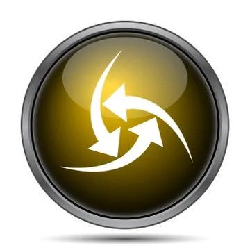 Change icon. Internet button on white background.. 스톡 일러스트