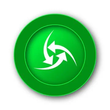 Change icon. Internet button on white background.. Stock Illustration