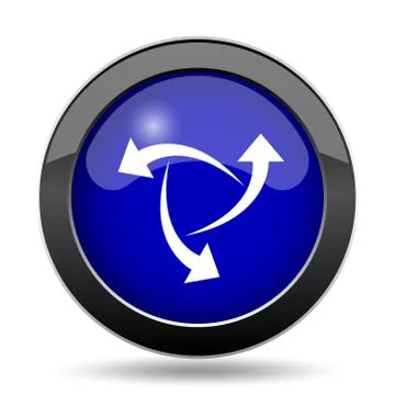 Change icon. Internet button on white background.. 스톡 일러스트