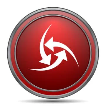 Change icon. Internet button on white background.. 스톡 일러스트