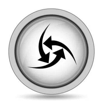 Change icon. Internet button on white background.. Stock Illustration