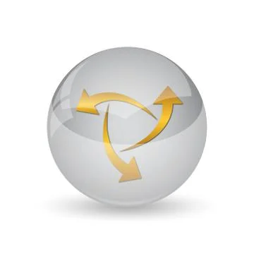 Change icon. Internet button on white background. . 스톡 일러스트