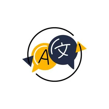 Change location. Vector icon in bold line style Stock Illustration