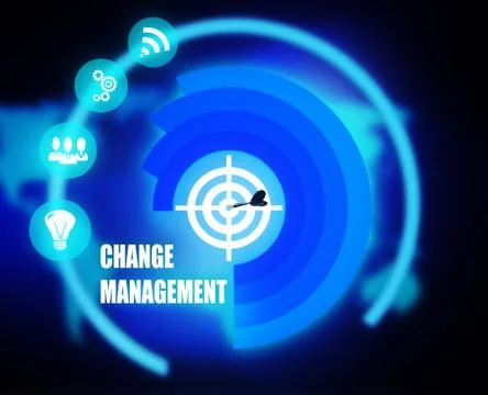 Change Management concept plan Stock Illustration