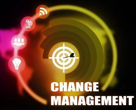 Change Management concept plan Stock Illustration