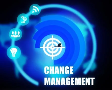 Change Management concept plan Stock Illustration