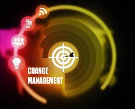Change Management concept plan Stock Illustration