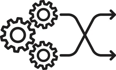 Change management icon vector Stock Illustration