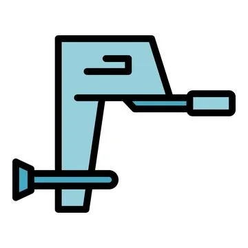 Change motorboat icon vector flat Illustrazione stock