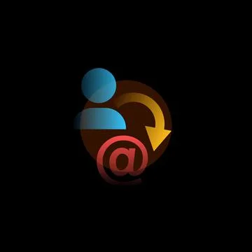 Change name. Vector icon in gradient style Illustrazione stock